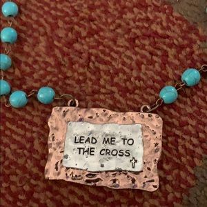 Brand new with Tags Lead me to the Cross necklace